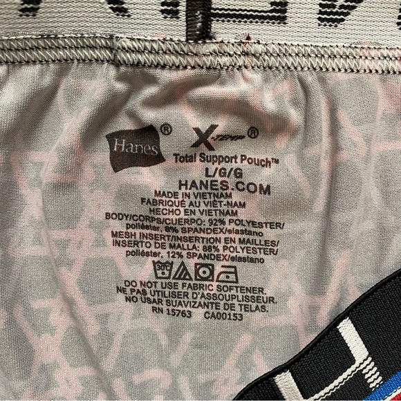 $5 or 3/$10 Men’s Hanes Anti-Chafing Boxer Briefs Size Large - Picture 4 of 6